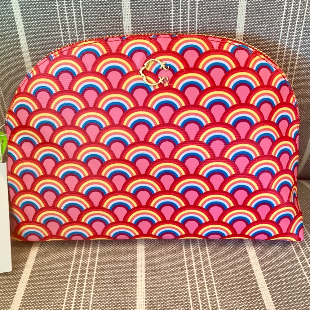 🍭 NWT C. Wonder Rainbow Cosmetic Bag